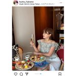 ゴルフインフルエンサー・藤澤響花、エレガントな雰囲気漂うアフターヌーンティーショットを公開！「ゴージャス感あって素敵」とファン歓喜の声