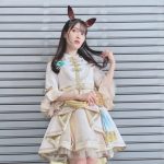 上坂すみれ、ウマ娘を意識したミニワンピースから覗く色白美脚にファン大熱狂!「可愛すぎてしんどい」とファンから歓喜の声