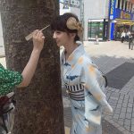 荻野由佳、浴衣姿で真っ白な頸がチラリ「首がすごい綺麗」「浴衣美人」とファン歓喜