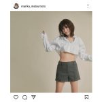 松本まりか、『腸活』の成果の美しいウエストを披露「スタイル良すぎ！！」「おへそ可愛いです」とファン歓喜