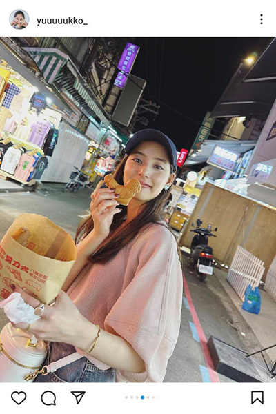 新木優子、カジュアルコーデで台湾のナイトマーケット満喫「彼女感強っ！笑」とファン歓喜
