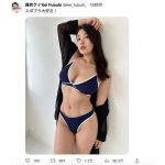 風吹ケイ、スポブラ姿で美腹筋をヘルシーに見せつけ！