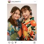 【おぎゆり】木崎ゆりあ＆小木曽汐莉、SKE48の元同期が大人な浴衣姿を披露