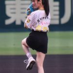 NMB48・川上千尋、始球式でノーバン投球「届いて良かった」