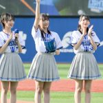 【写真特集】≠ME・蟹沢萌子「ちょっと悔しい」、しなやかなフォームで速球を投げハマスタを沸かす！＜横浜DeNAベイスターズ＞