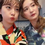 【おぎゆり】木崎ゆりあ＆小木曽汐莉、SKE48の元同期が大人な浴衣姿を披露