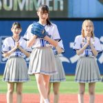 【写真特集】≠ME・蟹沢萌子「ちょっと悔しい」、しなやかなフォームで速球を投げハマスタを沸かす！＜横浜DeNAベイスターズ＞