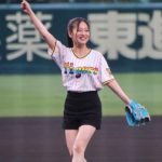 NMB48・川上千尋、始球式でノーバン投球「届いて良かった」