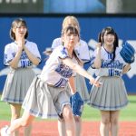 【写真特集】≠ME・蟹沢萌子「ちょっと悔しい」、しなやかなフォームで速球を投げハマスタを沸かす！＜横浜DeNAベイスターズ＞