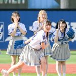 【写真特集】≠ME・蟹沢萌子「ちょっと悔しい」、しなやかなフォームで速球を投げハマスタを沸かす！＜横浜DeNAベイスターズ＞