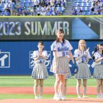 【写真特集】≠ME・蟹沢萌子「ちょっと悔しい」、しなやかなフォームで速球を投げハマスタを沸かす！＜横浜DeNAベイスターズ＞