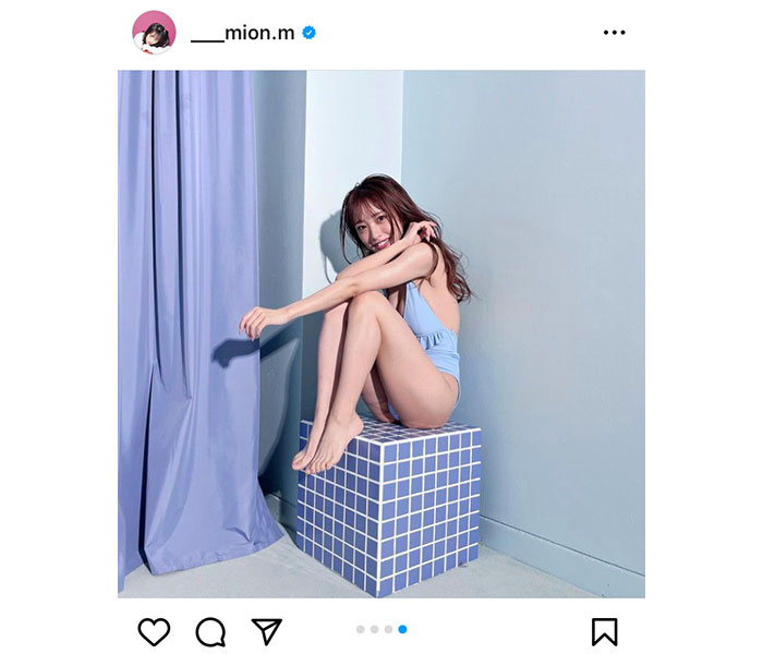 AKB48・向井地美音、爽やか水着で魅せる脚線美にファンうっとり