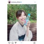 元AKB48・武藤十夢、ラムネ片手に爽やかな笑顔を浴衣姿とともにお届け！