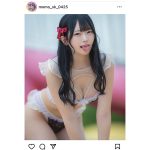 桜井もも（ミライサガシ）、激甘ビキニで舌出し誘惑フェイス！