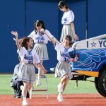 【写真特集】≠ME・永田詩央里、大きく振りかぶりワンバン！セレモニアルピッチで剛腕投手の風格を見せる＜横浜DeNAベイスターズ＞