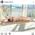 #2i2・十味のとなり空いてますよ？水着姿で寝そべり気分はエア世界水泳