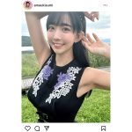 #2i2・天羽希純、脇見せセクシーポーズでシン・富嶽三十六景入り！？