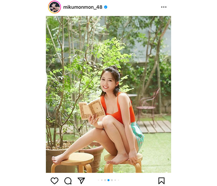HKT48・田中美久、デコ出し＆お団子ヘアで届ける『かわセクシー』！
