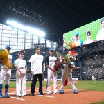 山田杏奈、キツネ耳ユニフォームでファーストピッチセレモニーに挑む！