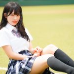 【写真特集】桜井もも(ミライサガシ)、可愛さ爆発からの太ももちらりに視線が釘付け！＜真夏の制服撮影イベント『学園天国』in 駒沢球場＞