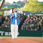 藤田ニコル、始球式に登場！「いやもうマイナス20点くらいです。」