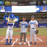 セレモニアルピッチ＆国歌独唱で観客を魅了