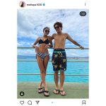 みちょぱ、夫・大倉士門と水着でラブラブショット披露「美男美女夫婦」「スタイルがナイス過ぎる」と反響