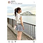 フリーモデル・KM、魅せるうなじ＆美脚ショットでファン瞬殺!「KMさんの素敵なプロポーションも魅力的で素敵ですよ〜!!」との声