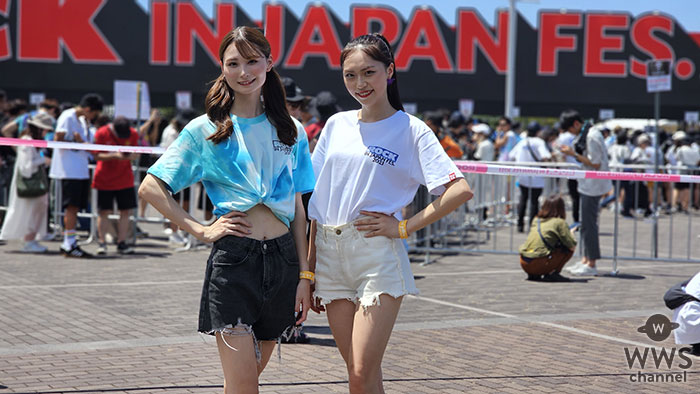 【動画】18歳女子大生コンビ、ミスユニバーシティ・鈴木梨恩&堀越菜生がROCK IN JAPAN FESTIVAL 2023をレポート！