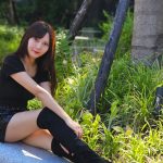 【インタビュー】ミスヤングチャンピオングランプリ・藤本南（dela）、大人セクシーな ブラックコーデで美脚アピール！「グラビアタレントとして表紙を飾りたい」