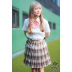 謎の金髪美少女、NEÖN_・小雨に視線が釘付け！＜真夏の制服撮影イベント『学園天国』in 駒沢球場＞