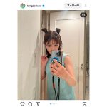 井上咲楽、ノースリーブからチラリ二の腕が美しいSHOT公開！「可愛過ぎ」との声