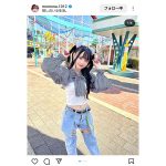 松本ももな、チラリと見えるおヘソがセクシーなハーフツイン姿で登場！ファン歓喜！