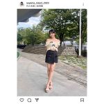 ミス青山学院・エントリーNo.2平川そよ花、超ミニのデニムスカートで美脚スラリ「めっちゃスタイル綺麗」「ミニスカお似合い」と歓喜の声