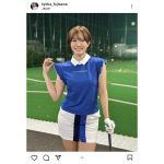 レースクイーン・藤澤響花、超ミニなゴルフウエアでメリハリボディを大胆披露「益々お美しい」「笑顔、最高」とファン歓喜