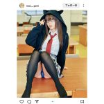 「体育座りからチラリ」yami、制服からチラリパンチラSHOT公開！ご褒美夜這いSHOTも！