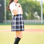 【写真特集】桜井もも(ミライサガシ)、可愛さ爆発からの太ももちらりに視線が釘付け！＜真夏の制服撮影イベント『学園天国』in 駒沢球場＞