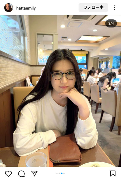 八田エミリ、シンプルコーデで登場するも隠し切れないオーラでファンを圧倒！「この世でいちばん美しい生き物」 との声
