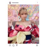 コスプレイヤー・霜月めあ、はだけた浴衣で谷間がチラリ「めちゃくちゃ綺麗」「反則だろ！」とファン歓喜