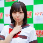 天羽生茜(すーぱーぷーばぁー!!)、黒髪正統派制服姿のギャップに誰もが心奪われること間違いなし!＜真夏の制服撮影イベント『学園天国』in 駒沢球場＞