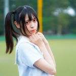 ツインテールの天使、きみか降臨!『Azatoi』爽やか制服姿でファンの心を魅了!＜真夏の制服撮影イベント『学園天国』in 駒沢球場＞
