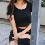 【インタビュー】ミスヤングチャンピオングランプリ・藤本南（dela）、大人セクシーな ブラックコーデで美脚アピール！「グラビアタレントとして表紙を飾りたい」