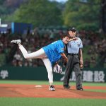杉山愛さんがベルーナドームで始球式に登板「80点くらいの投球はできた」