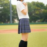 【写真特集】天羽生茜(すーぱーぷーばぁー!!)、　　　　　に視線が釘付け！＜真夏の制服撮影イベント『学園天国』in 駒沢球場＞