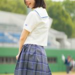 【写真特集】天羽生茜(すーぱーぷーばぁー!!)、　　　　　に視線が釘付け！＜真夏の制服撮影イベント『学園天国』in 駒沢球場＞