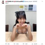 #2i2・天羽希純「すき？」、ドーンと置いたまんまるバストに視線釘付け！