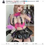 コスプレイヤー・チロルちゃん、豊満バスト全開のセクシーサキュバスに変身！
