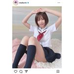 えなこ、ラッキースケベな制服パンチラにファン歓喜