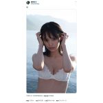 美しすぎてAIと疑われた藤咲凪、海をバックに美麗なグラビアポートレート公開