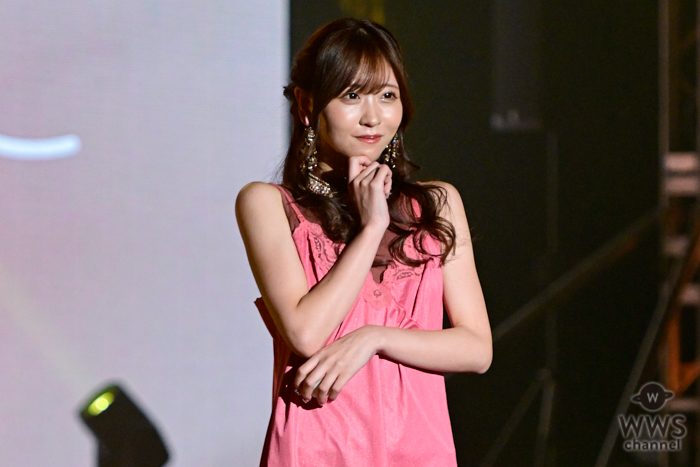【なぁになぁに？の人】FRUITS ZIPPER・櫻井優衣、ロングワンピースから美肩披露！笑顔のランウェイに会場熱狂＜IDOL RUNWAY COLLECTION supported by TGC＞